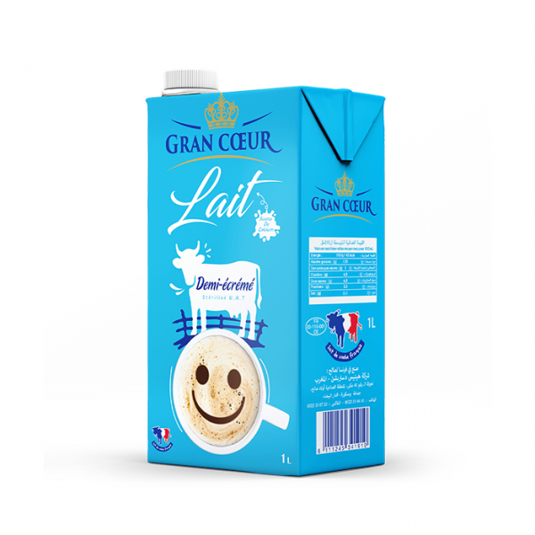 lait demi écrémé 1L